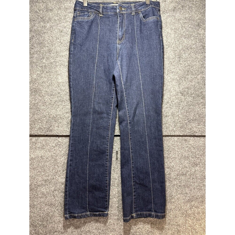 OAT New York High‑Rise Straight Relaxed Jeans Women’s Size 4/27 Blue Denim